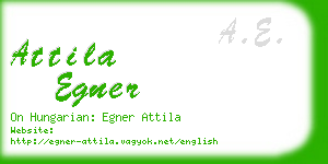 attila egner business card